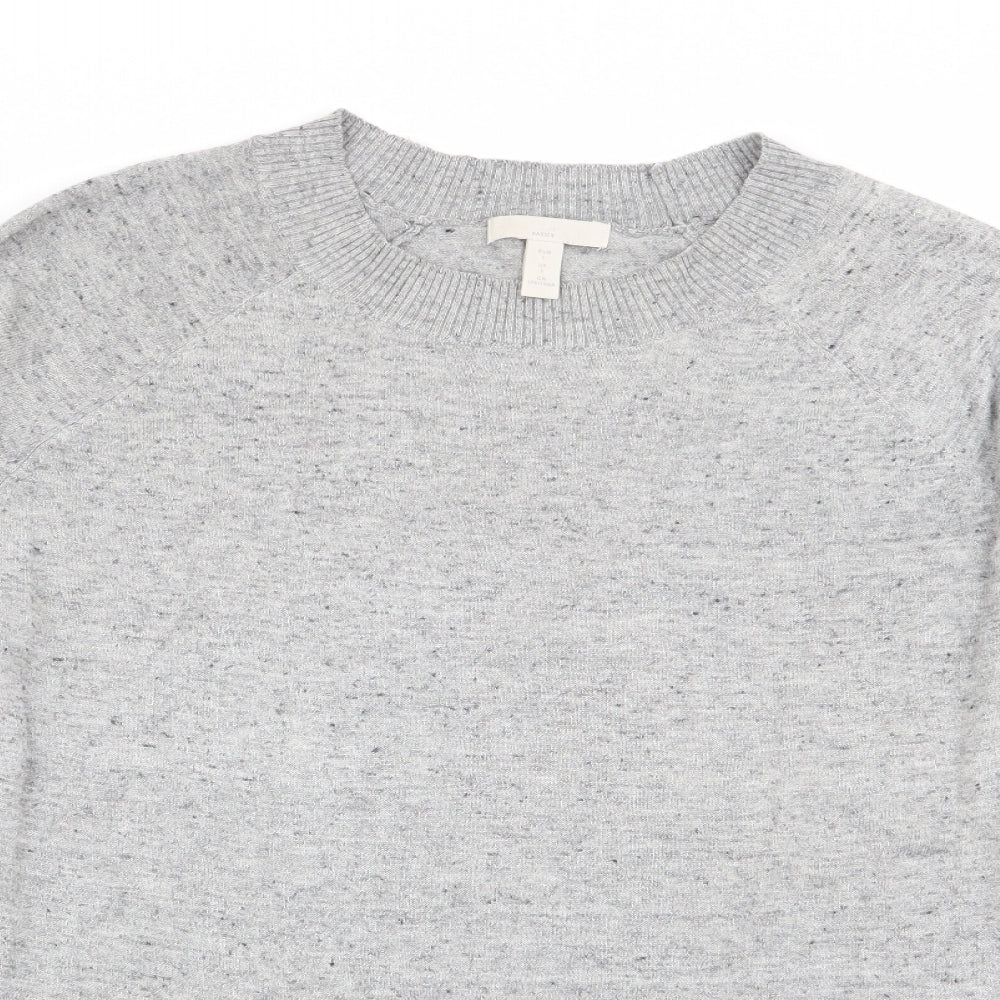 H&M Womens Grey   Pullover Jumper Size L