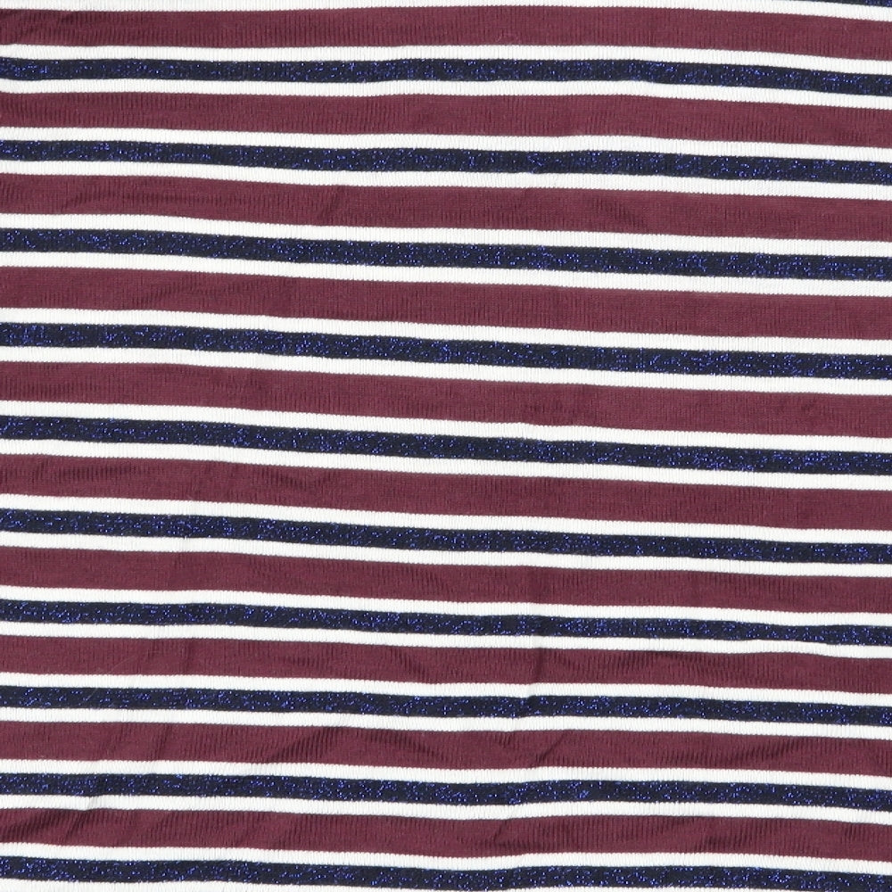 Studio Womens Multicoloured Striped  Pullover Jumper Size 10