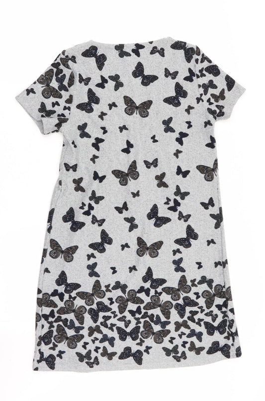 blue vanilla Womens Grey   Fit & Flare  Size S