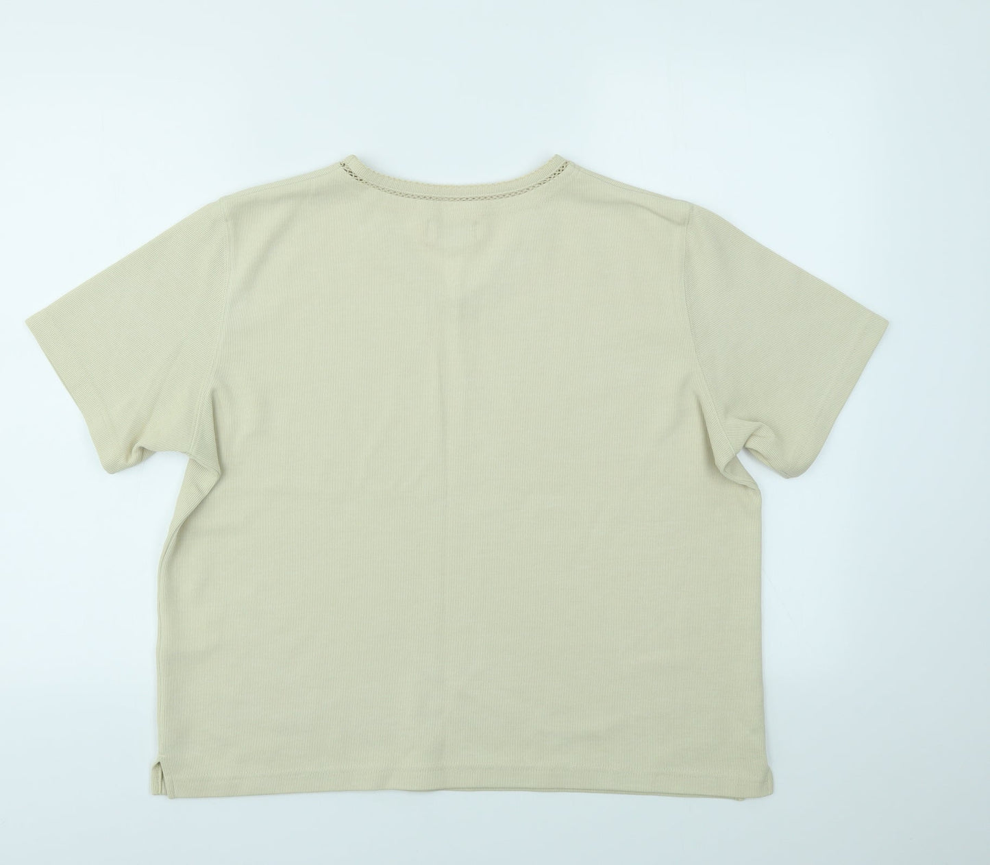 Bonmarché Womens Beige   Basic T-Shirt Size M