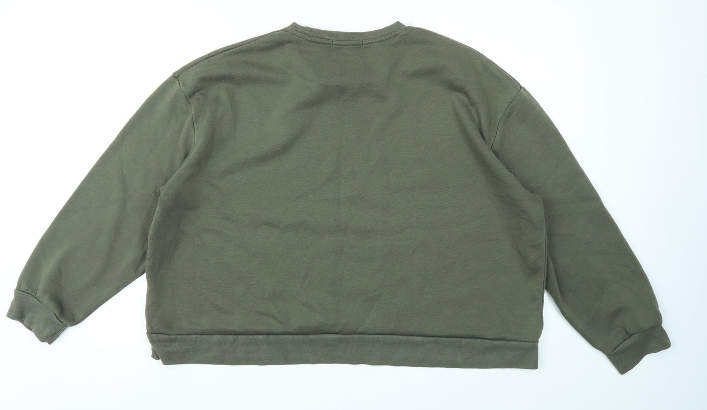 Primark Womens Green   Pullover Jumper Size XL