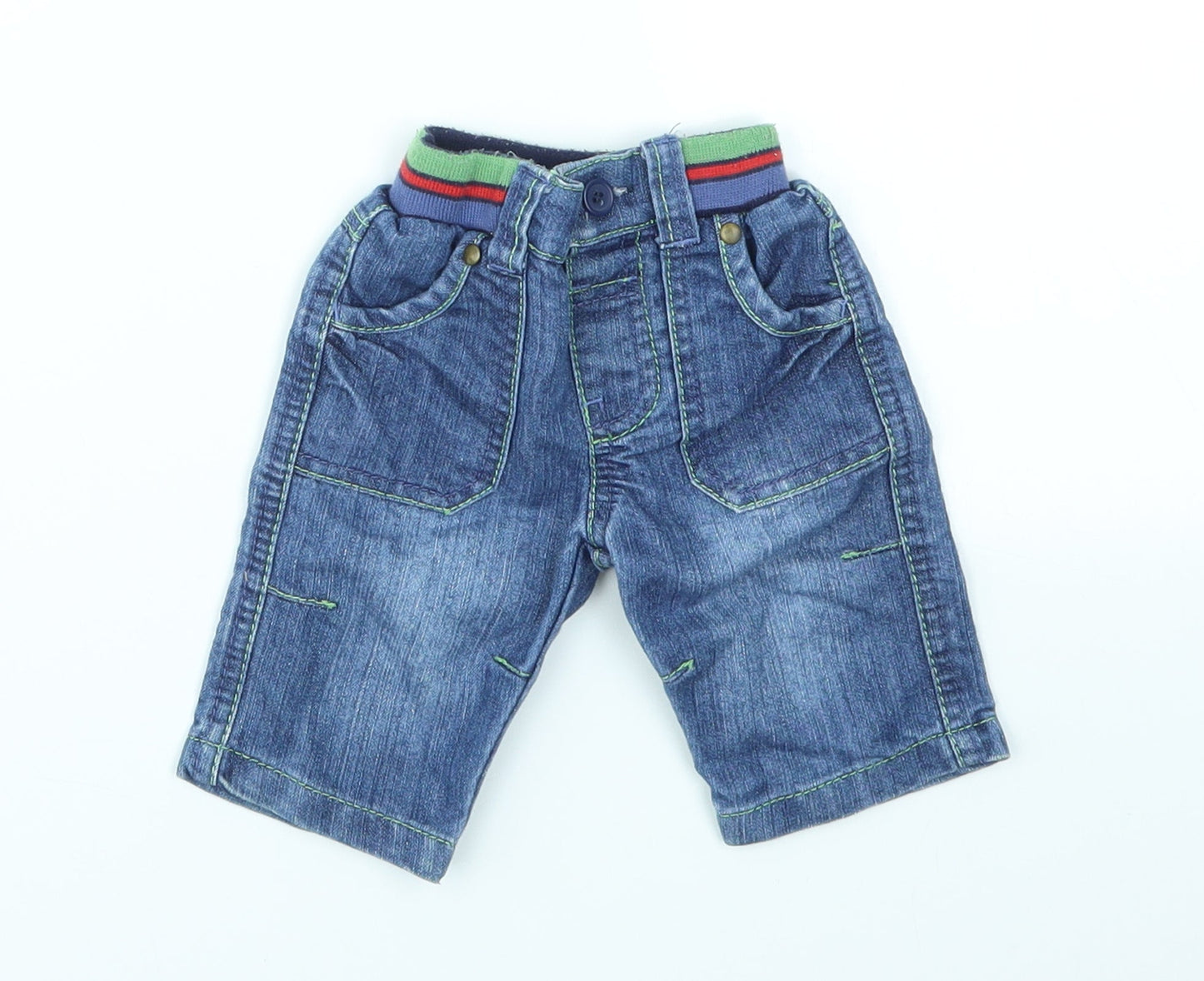 Cherokee Boys Blue   Capri Jeans Size Newborn