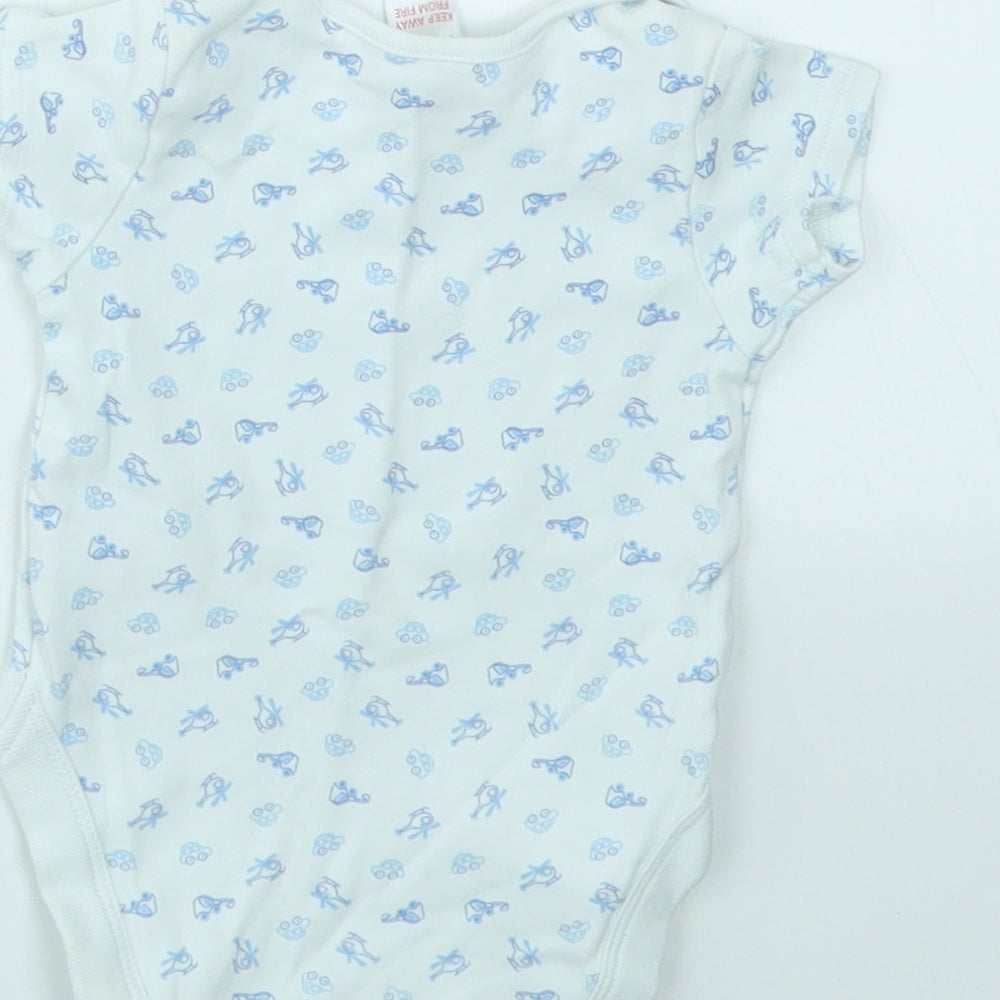 NEXT Baby Multicoloured Geometric  Babygrow One-Piece Size 0-3 Months