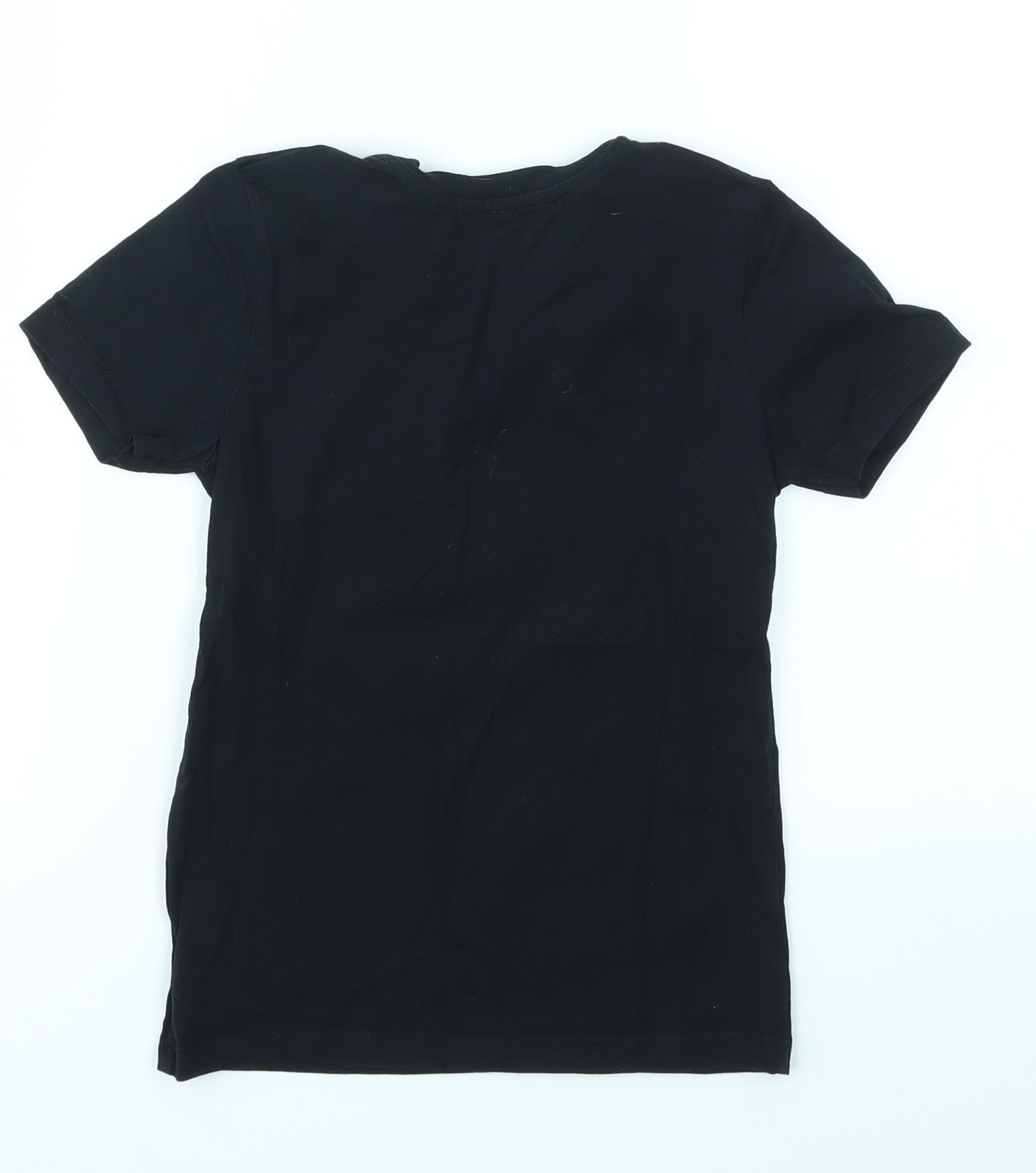 George Boys Black   Basic T-Shirt Size 5-6 Years
