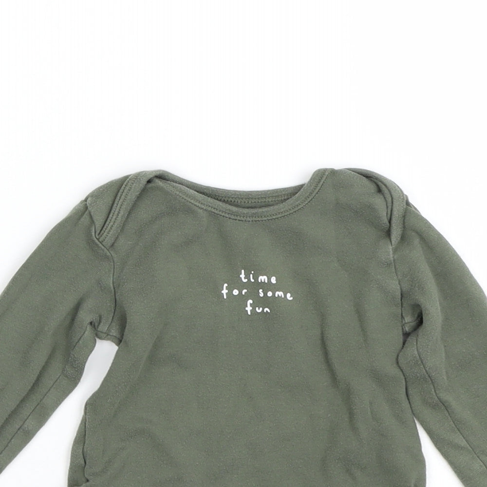 George Baby Green   Basic T-Shirt Size 12-18 Months