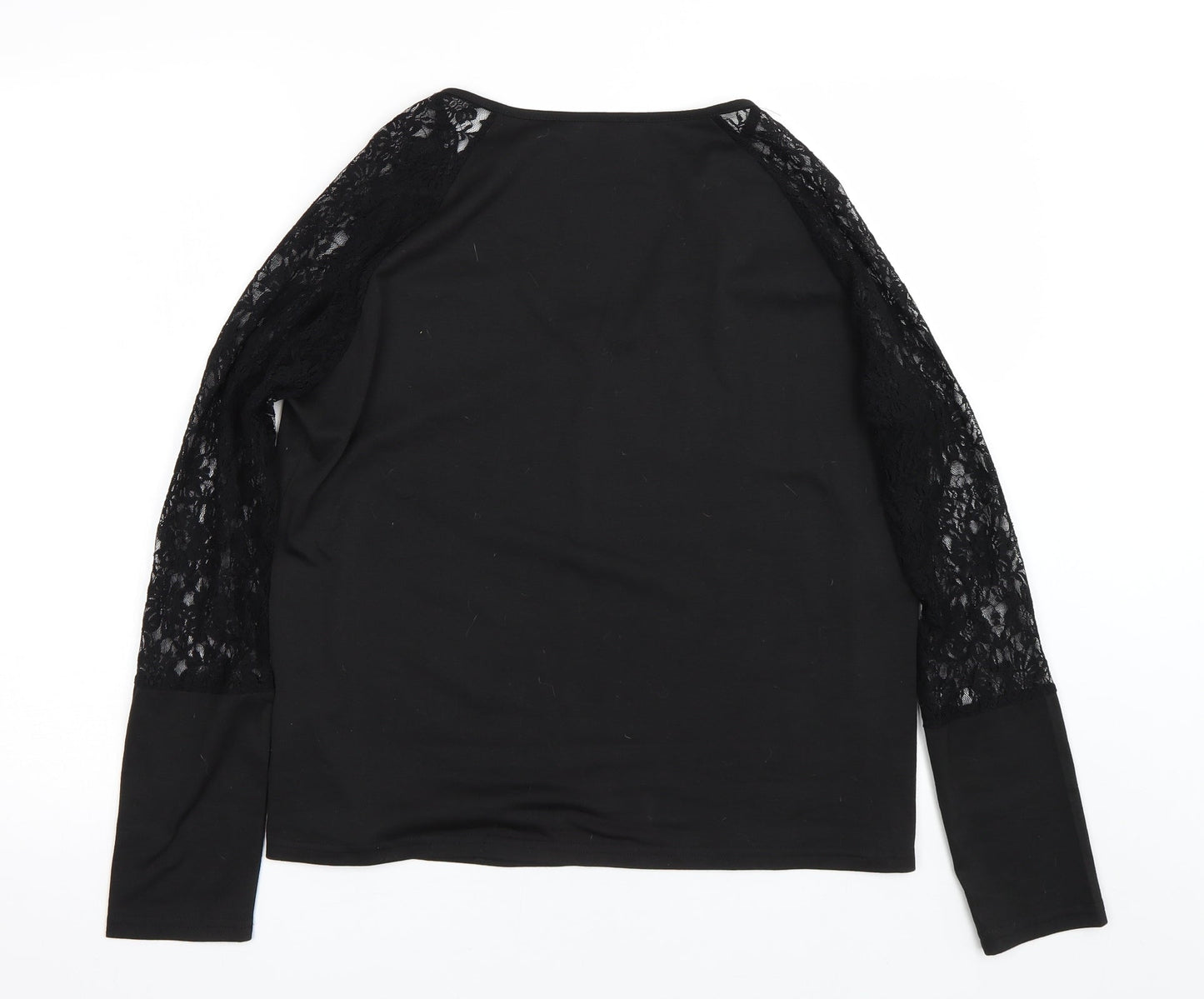 Preworn Womens Black   Basic T-Shirt Size L
