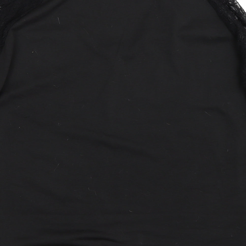Preworn Womens Black   Basic T-Shirt Size L