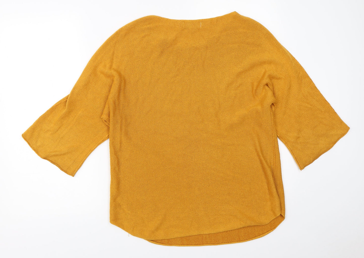 Isabella D Womens Yellow   Pullover Jumper Size M