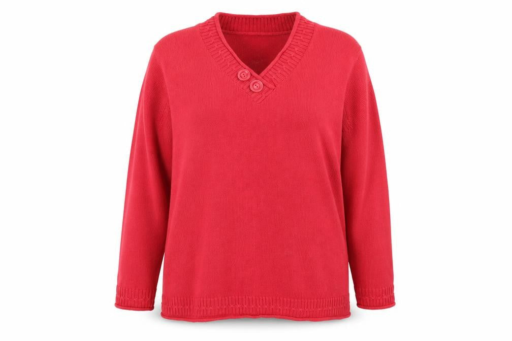 Daxon Womens Red   Pullover Jumper Size 20
