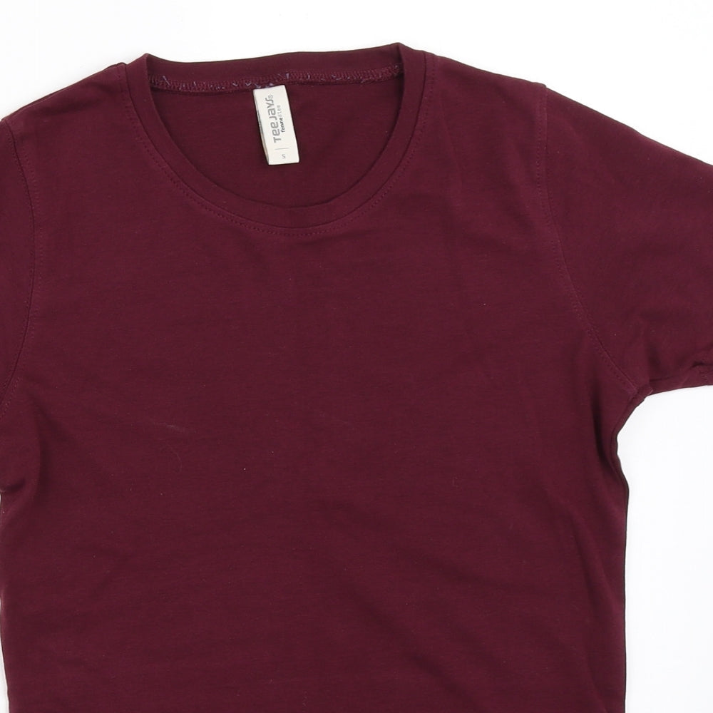Tee-Jays Womens Purple   Basic T-Shirt Size S