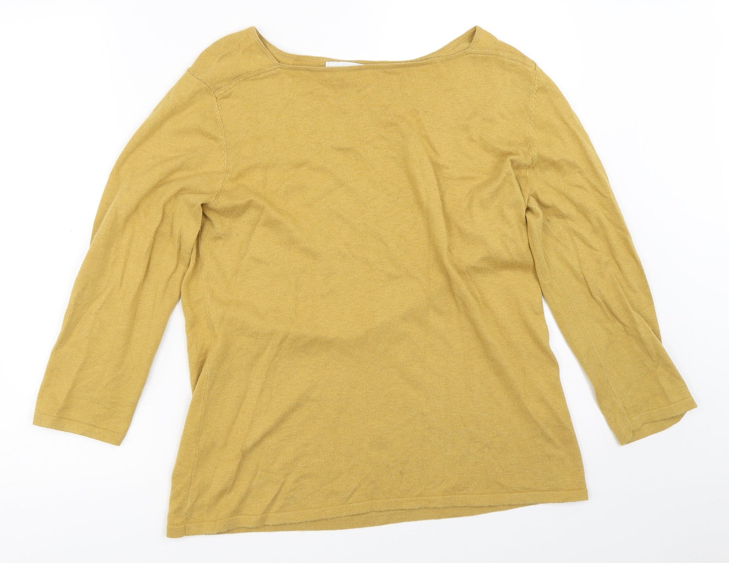 NEXT Womens Yellow   Pullover Jumper Size 12