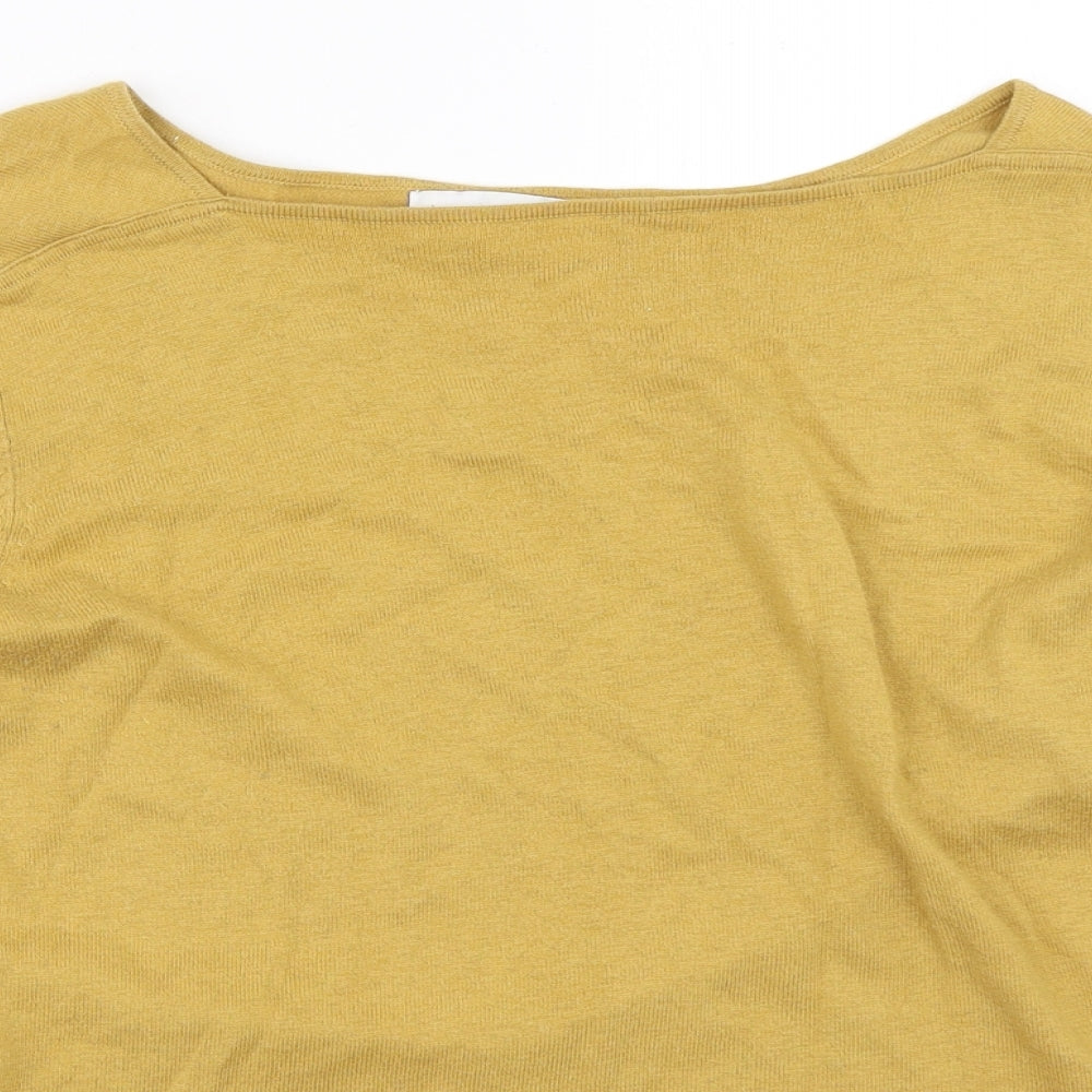 NEXT Womens Yellow   Pullover Jumper Size 12