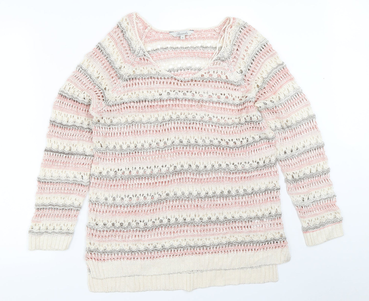 Peacocks Womens Ivory   Pullover Jumper Size M