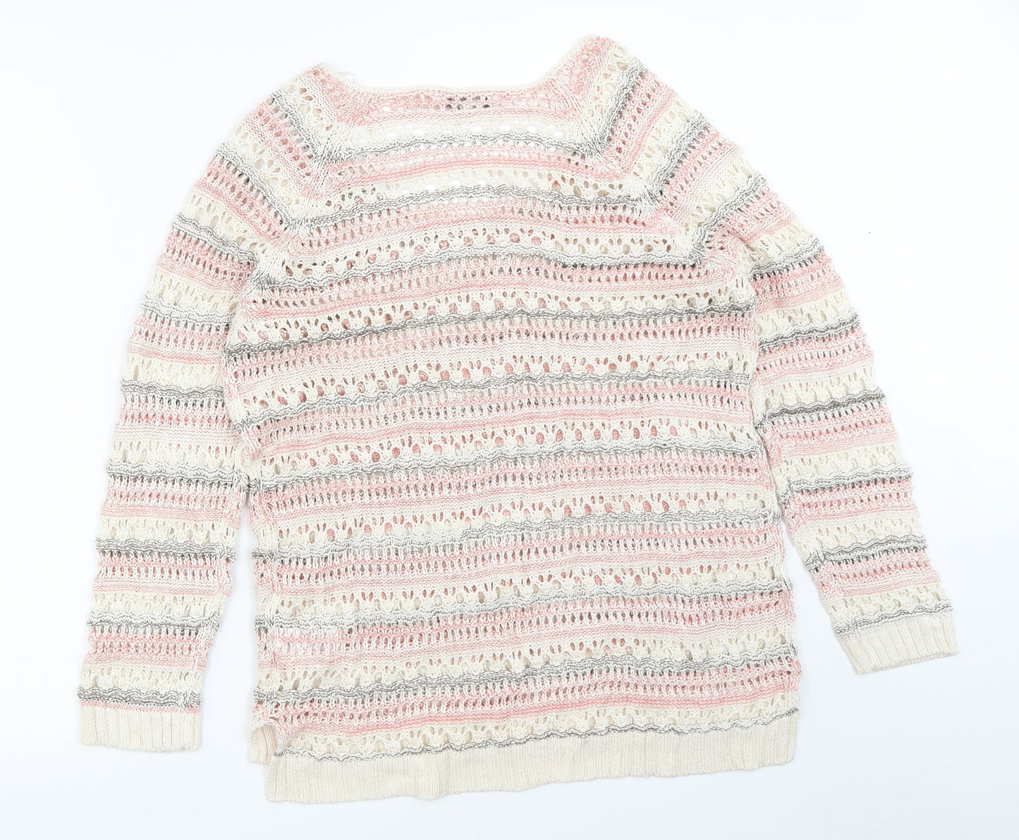Peacocks Womens Ivory   Pullover Jumper Size M