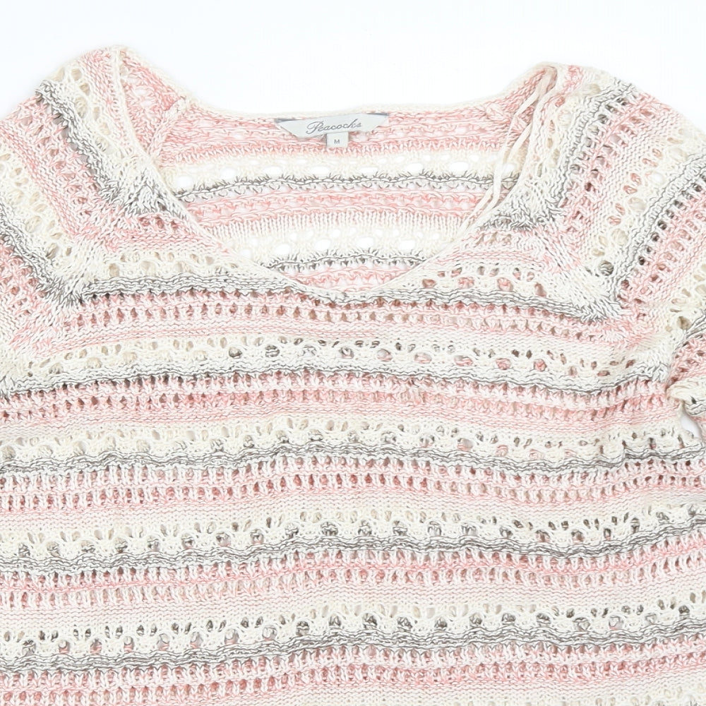 Peacocks Womens Ivory   Pullover Jumper Size M