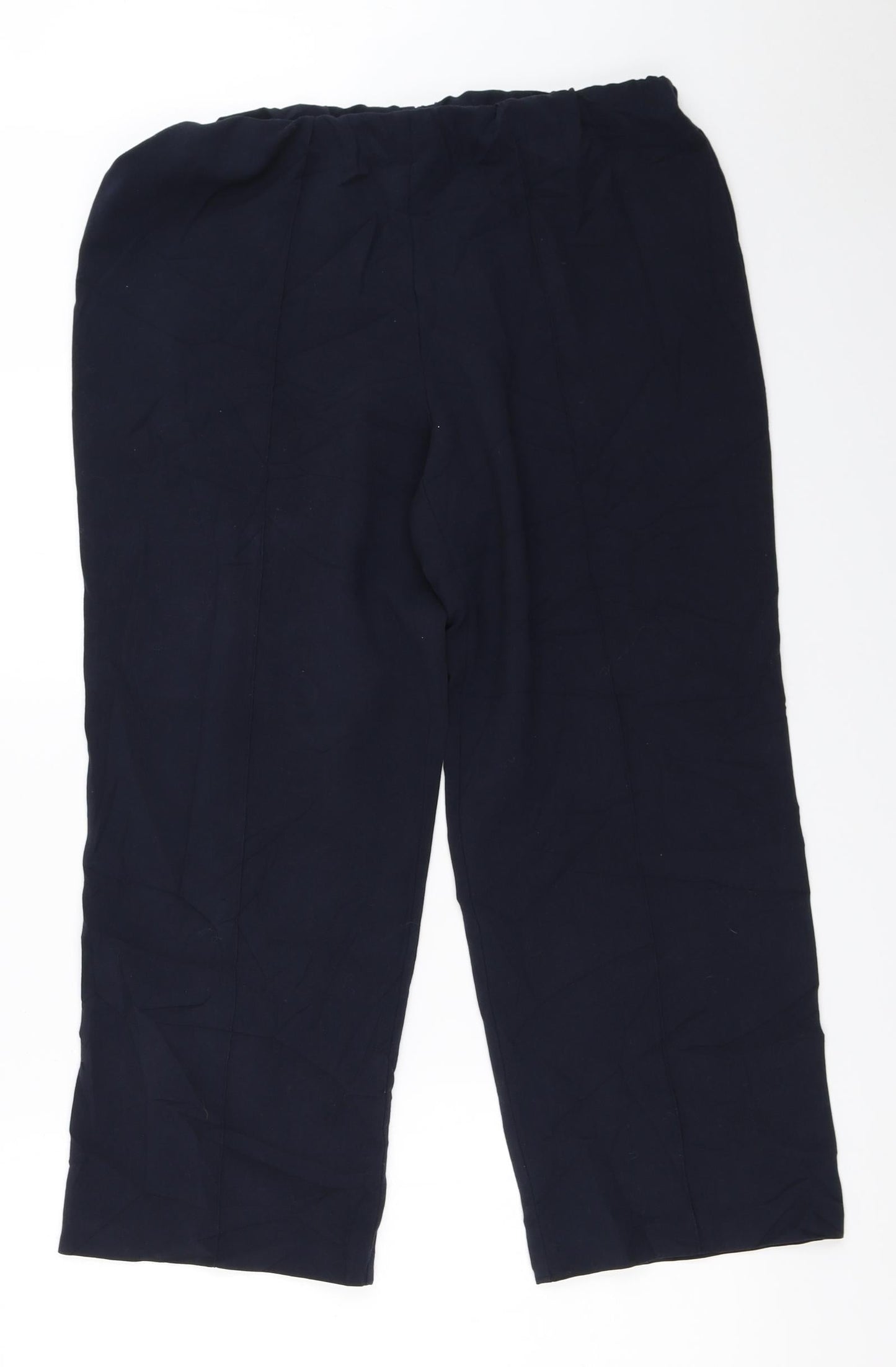 Sarah Hamilton Womens Blue   Trousers  Size 14 L25 in