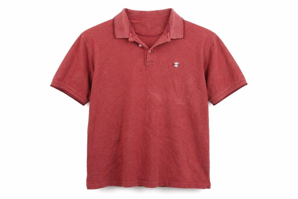 Maine Mens Red    Polo Size L