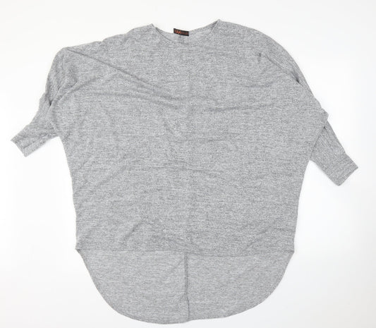 Style Plus Womens Grey   Basic Blouse Size M