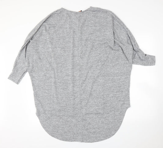Style Plus Womens Grey   Basic Blouse Size M