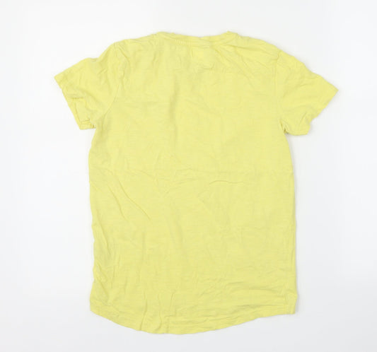 Very Boys Yellow   Basic T-Shirt Size 10 Years