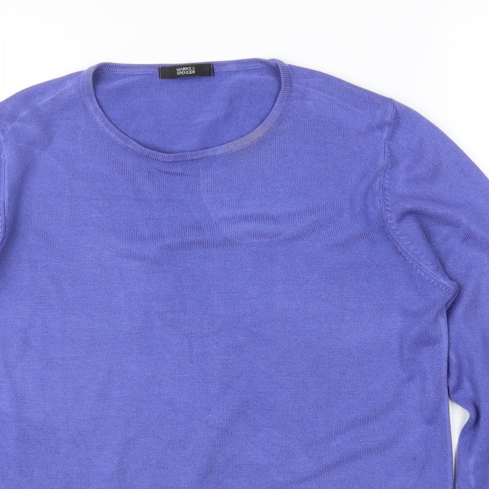 M&S Womens Purple   Pullover Jumper Size 12