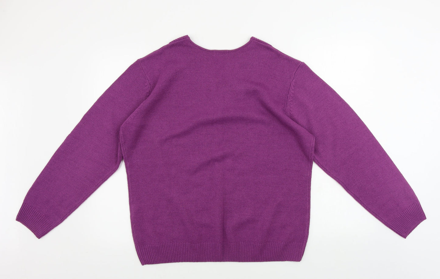 Damart Womens Purple   Pullover Jumper Size L