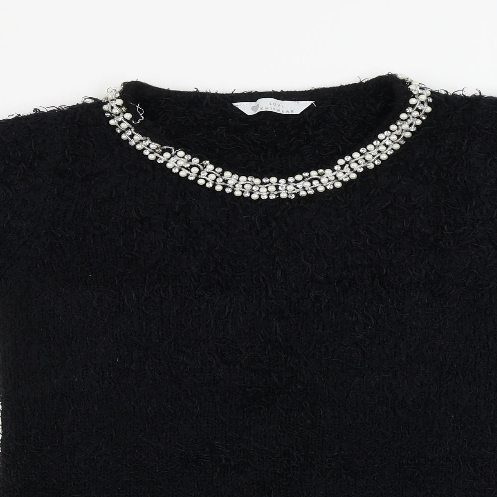 BHS  Womens Black   Pullover Jumper Size 14