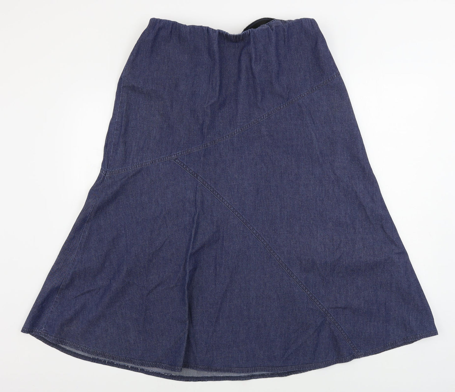 Preworn Womens Blue   A-Line Skirt Size 14