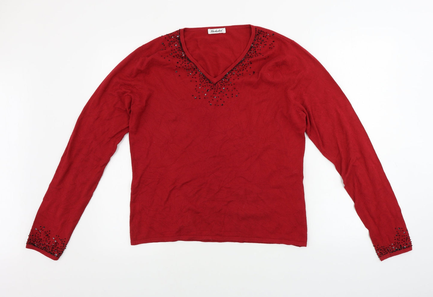 Berkertex  Womens Red   Pullover Jumper Size 18
