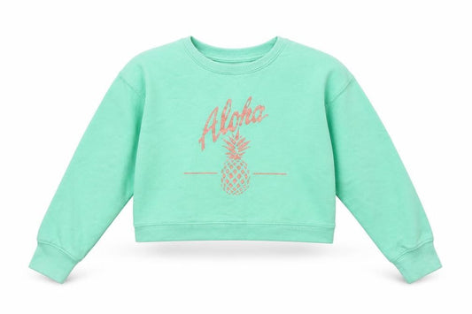 HAPPER GIRL Boys Green   Pullover Jumper Size 5-6 Years