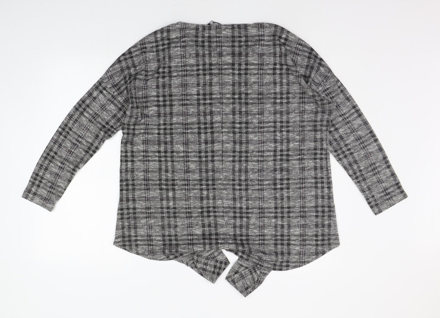 pEP&CO Womens Grey Check  Pullover Jumper Size 16