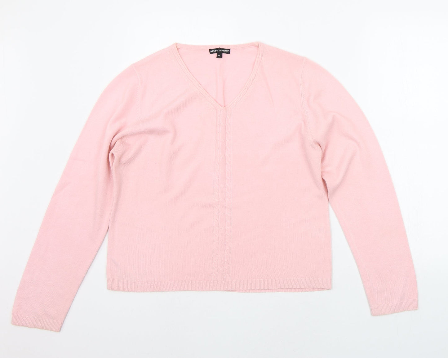 Debbie Morgan Womens Pink   Pullover Jumper Size XL