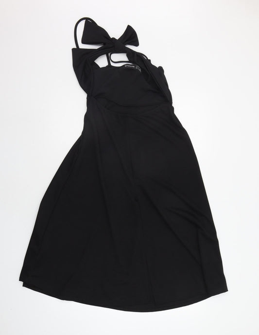 PRETTYLITTLETHING Womens Black   Fit & Flare  Size 10