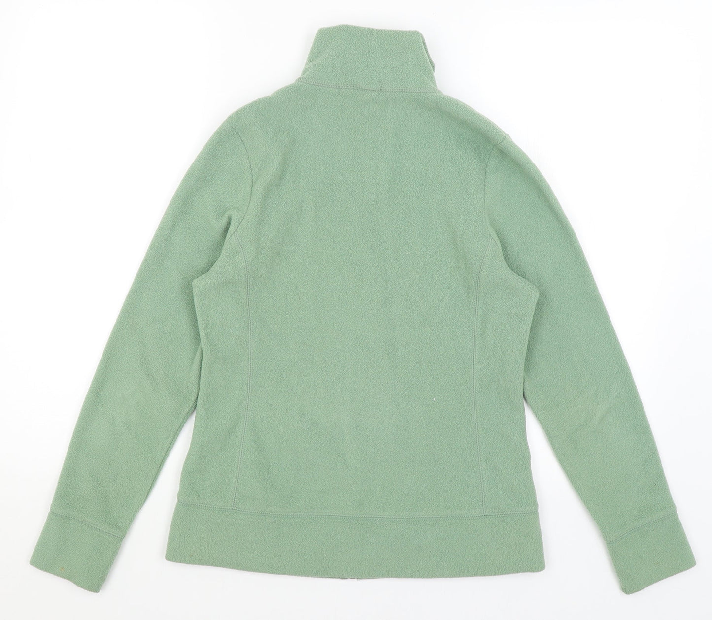Preworn Womens Green   Full Zip Jumper Size 8