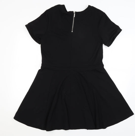 H&M Womens Black   Fit & Flare  Size L