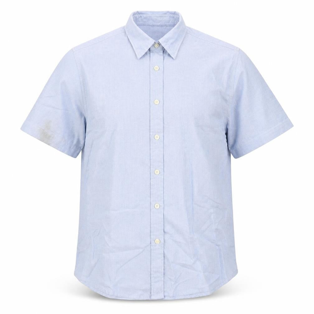 Henbury Mens Blue    Button-Up Size M