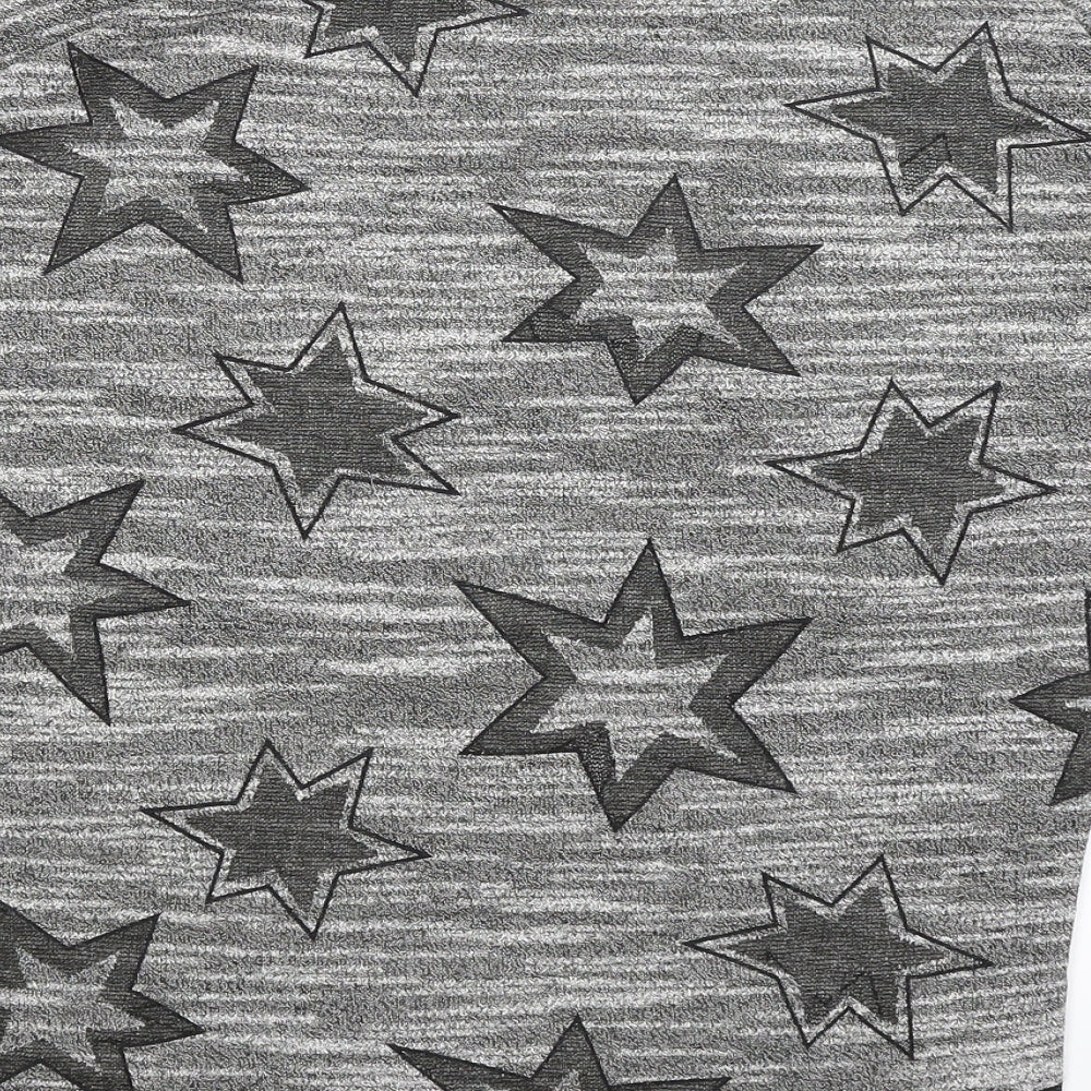 New Look Womens Green   Basic T-Shirt Size S  - Stars