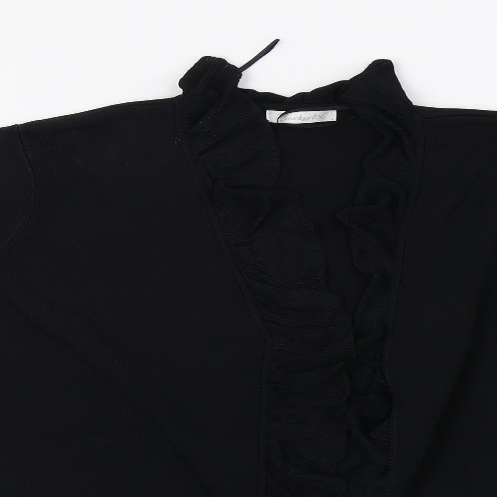 Berkertex Womens Black   Jacket Blazer Size 16