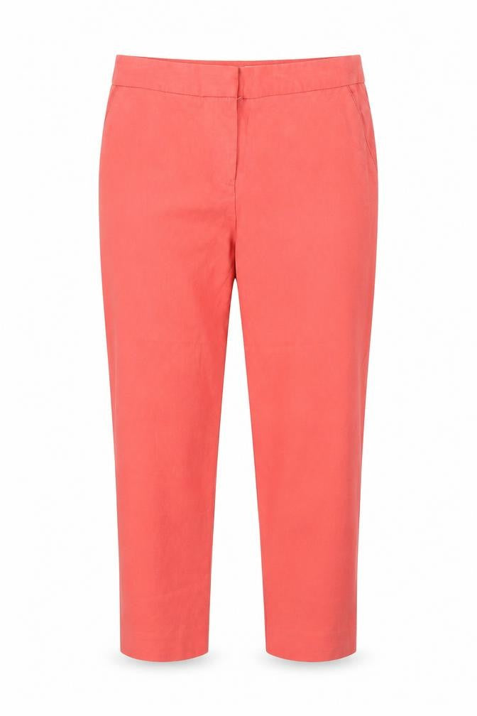 Matalan Womens Pink   Cropped Trousers Size 8 L20 in