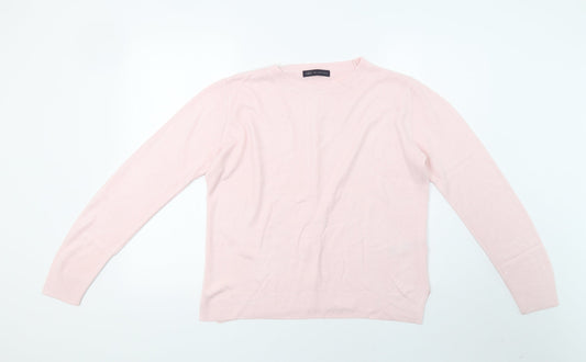 Marks and Spencer Womens Pink  Knit Pullover Sweatshirt Size 14