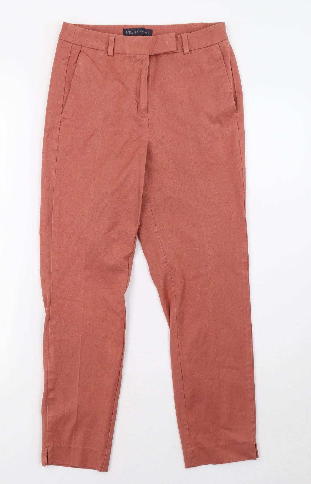 Marks and Spencer Womens Pink   Trousers  Size 8 L26 in
