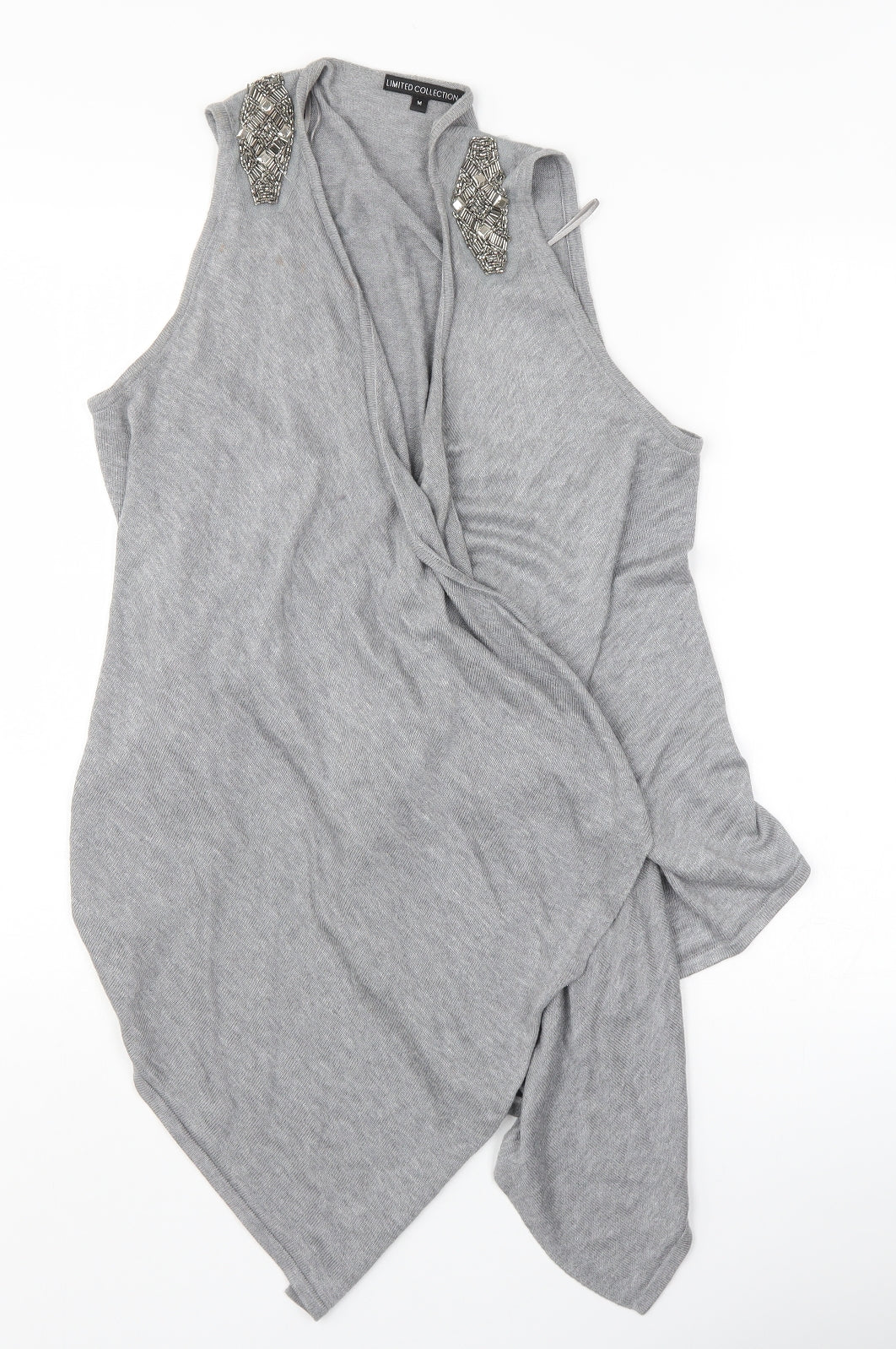 Marks and Spencer Womens Grey   Cardigan Jumper Size M
