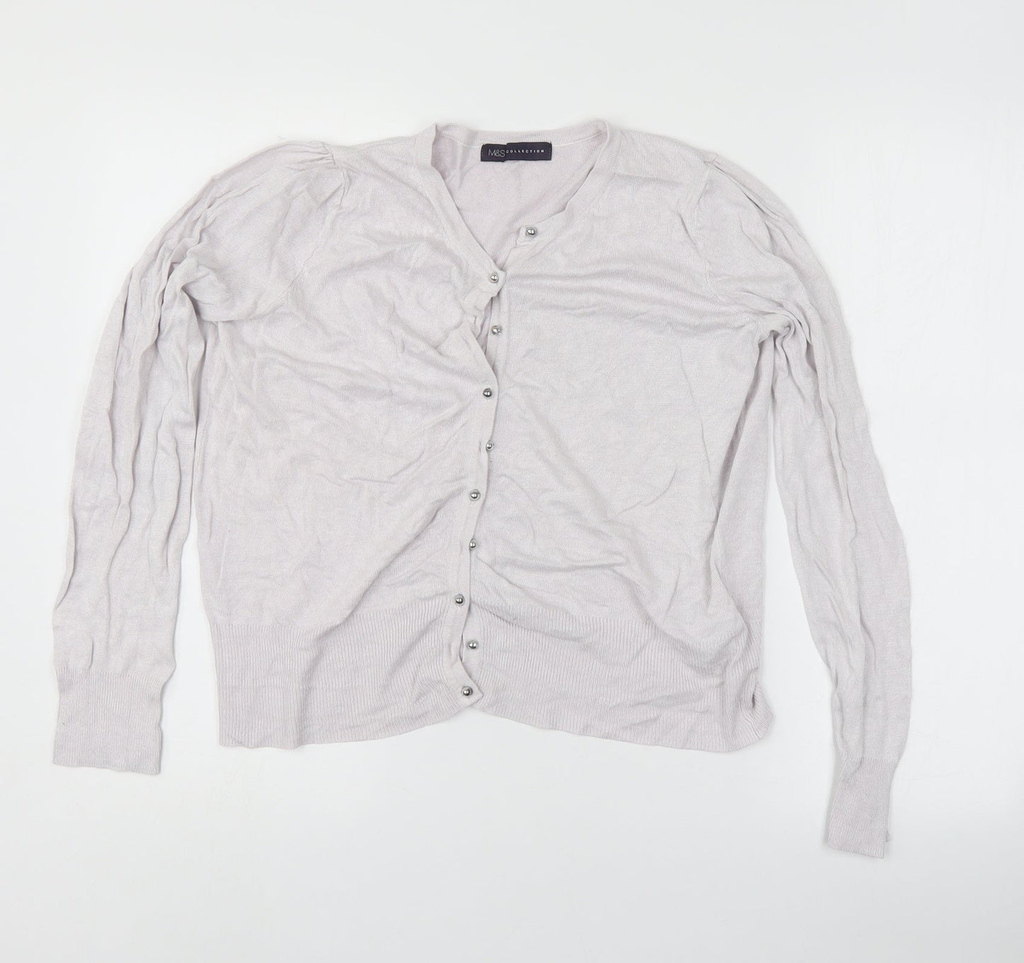 Marks and Spencer Womens Pink   Full Zip Jumper Size 12