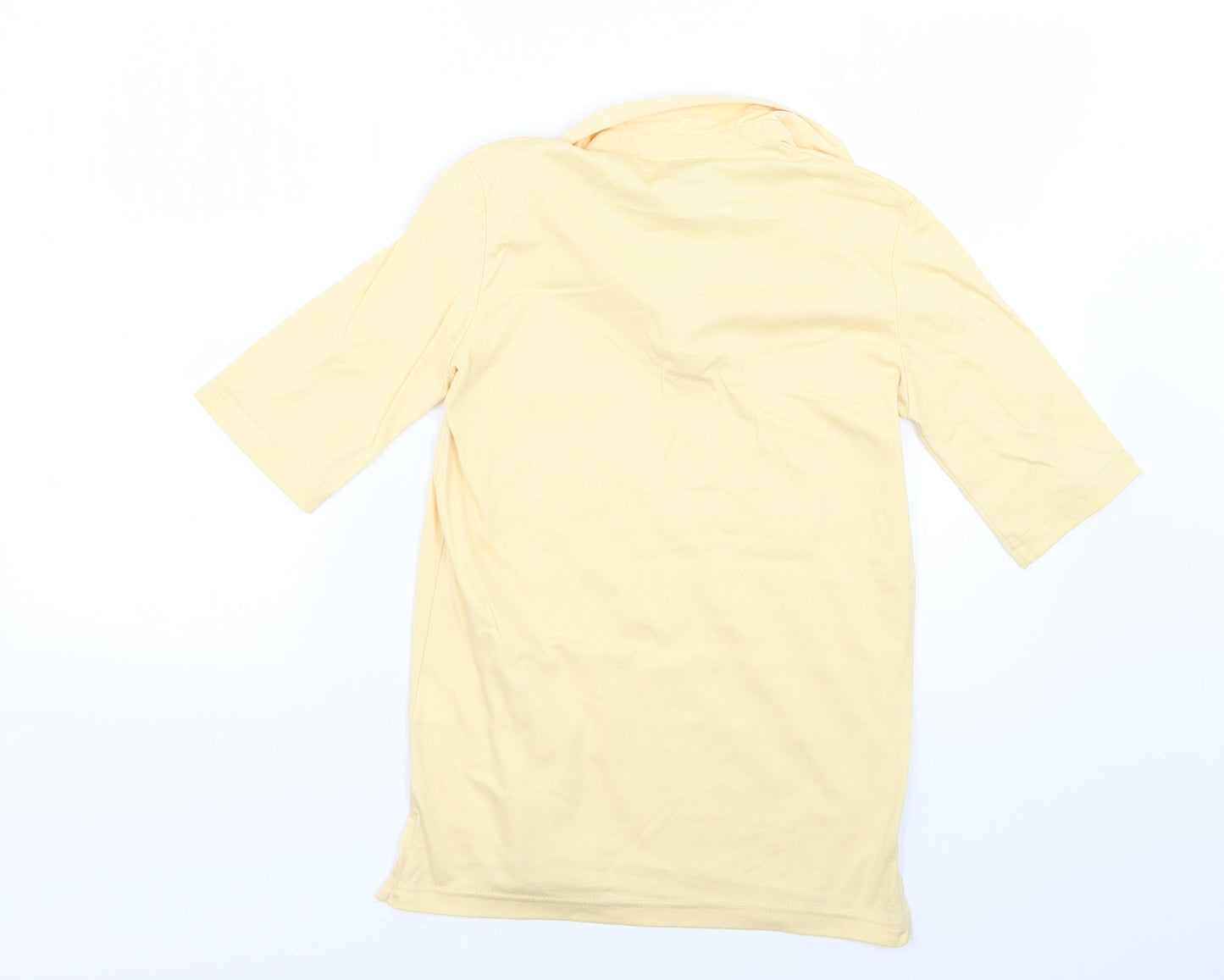country collection Womens Yellow   Basic Polo Size XS