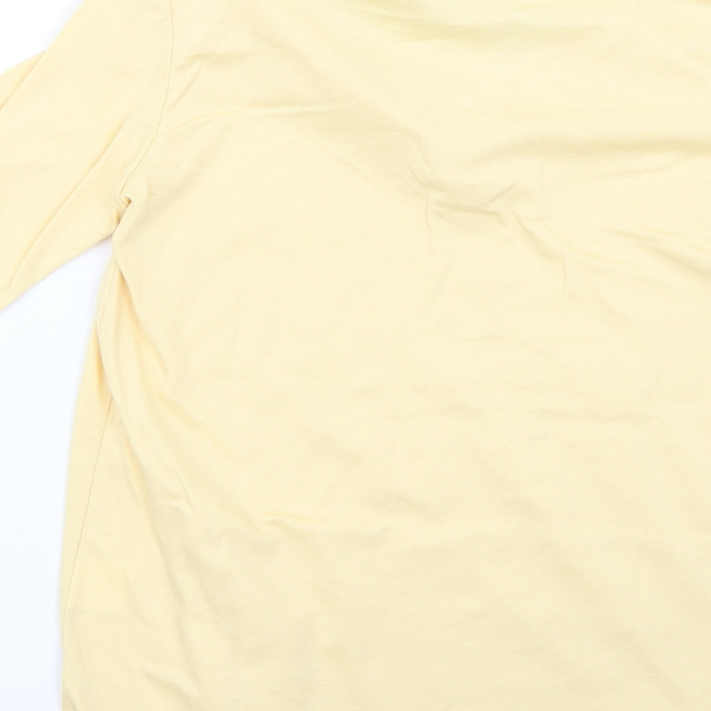 country collection Womens Yellow   Basic Polo Size XS