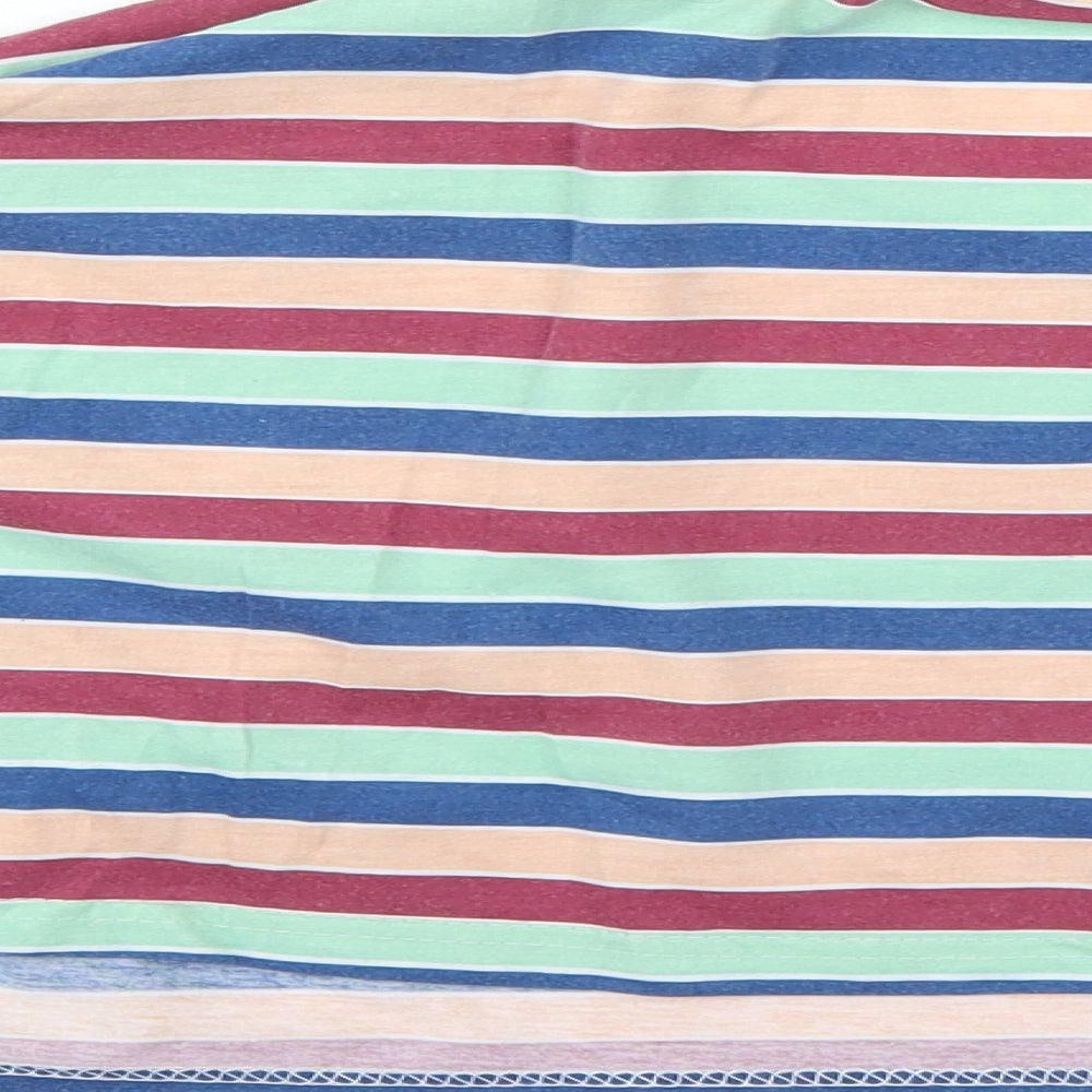 Missguided Womens Multicoloured Striped  Pullover Jumper Size 12