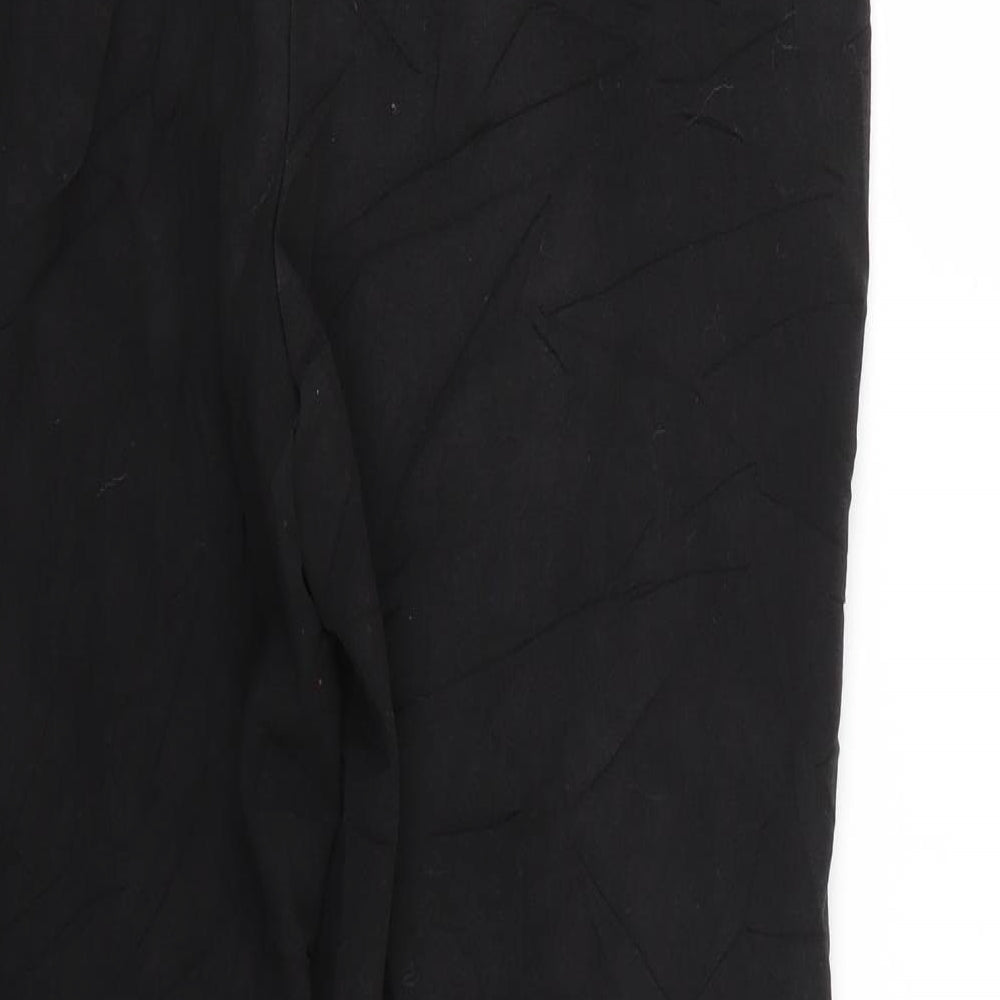 BHS Womens Black   Trousers  Size 10 L28 in