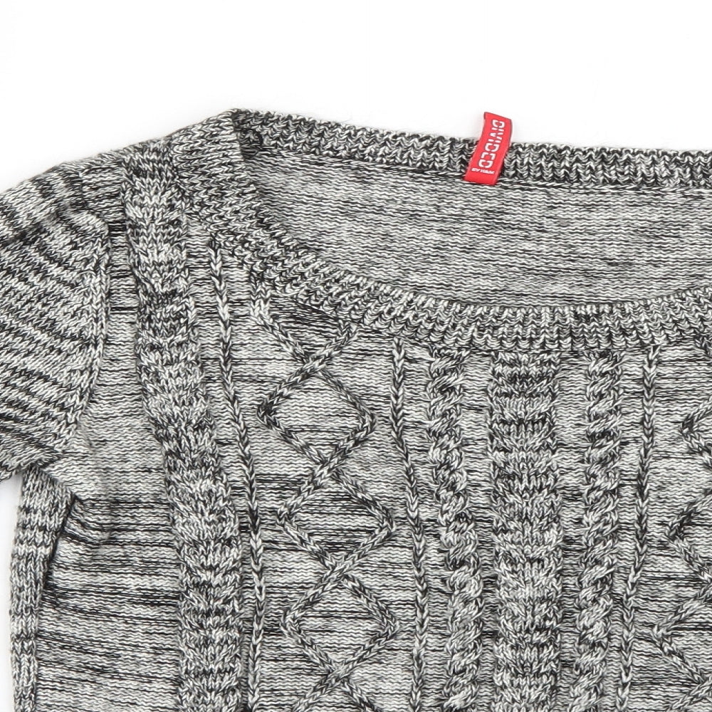 H&M Womens Grey   Pullover Jumper Size 10