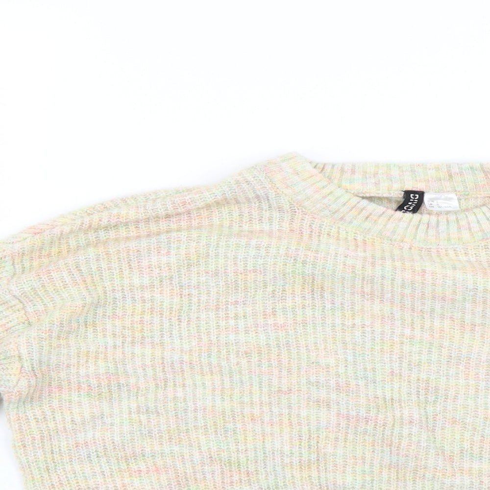 H&M Womens Multicoloured   Pullover Jumper Size S