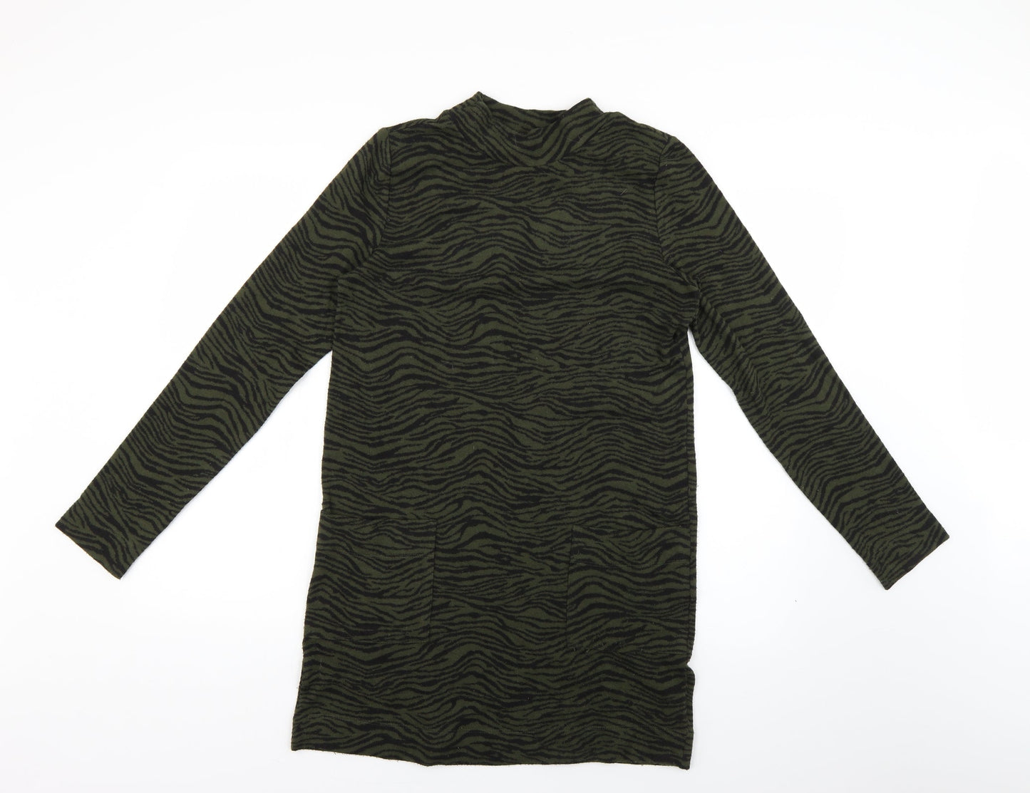 Marks and Spencer Womens Green Animal Print  Bodycon  Size 8
